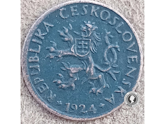 5 halierov - 1.ČSR - 1924