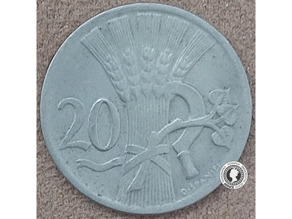 20 halier - 1.ČSR - 1933