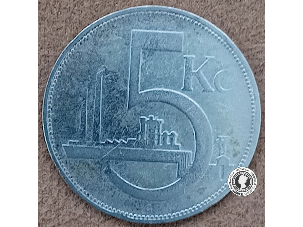 5.koruna - 1.ČSR - 1932