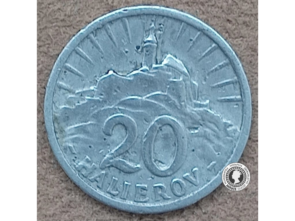 20 halier - Slovenský Štát - 1943