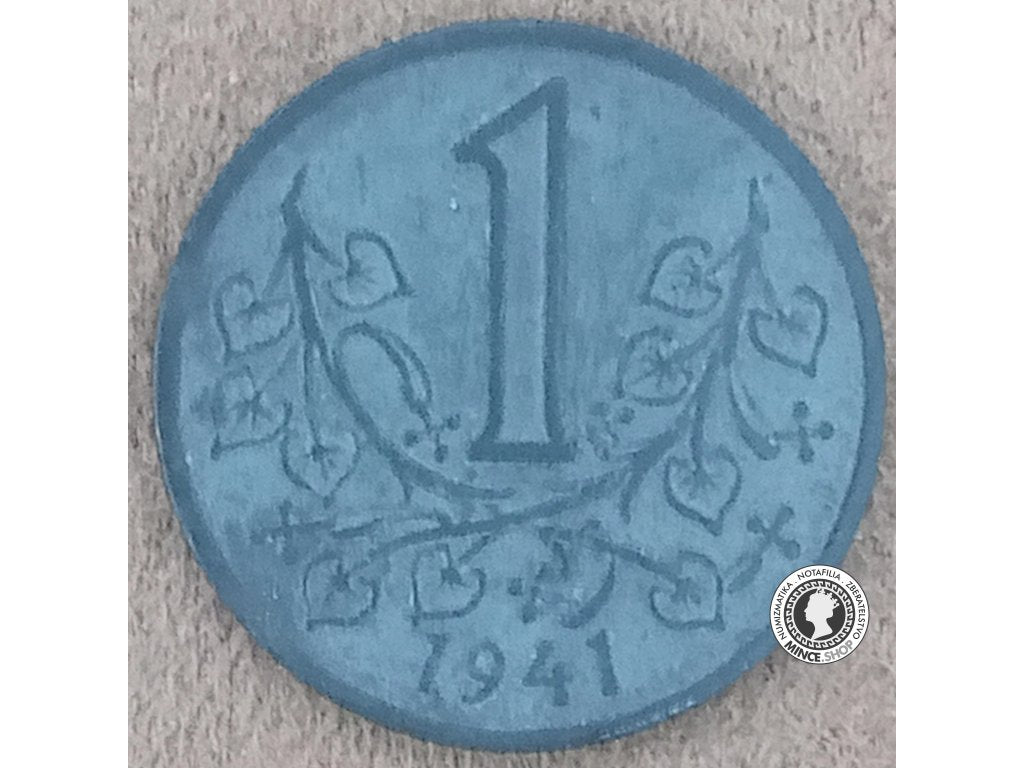 1 koruna - Protektorát Čechy a Morava - 1941