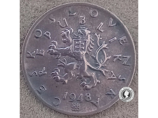 50 halier - Česko-Slovensko - 1948