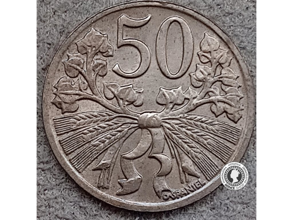 50 halier - Česko-Slovensko - 1950