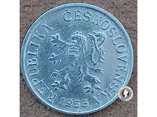 1 halier - Česko-Slovensko - 1953