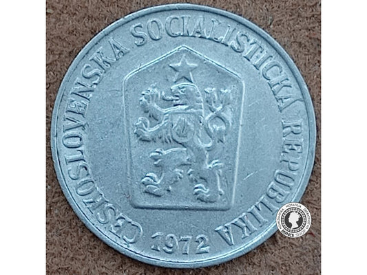 5 halier - Česko-Slovensko - 1972