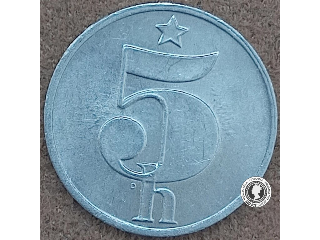 5 halier - Česko-Slovensko - 1979