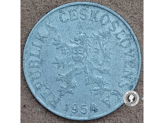 10 halier - Česko-Slovensko - 1954