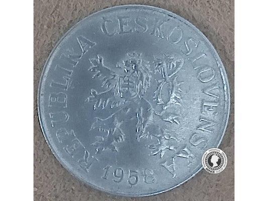 10 halier - Česko-Slovensko - 1958
