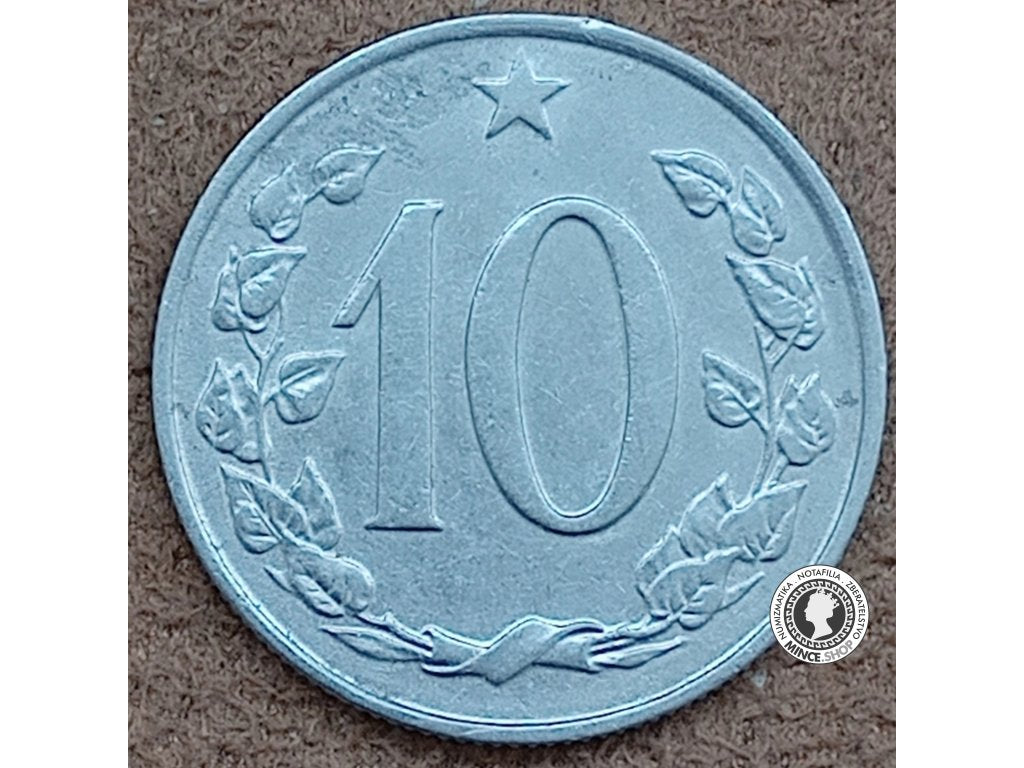 10 halier - Česko-Slovensko - 1967