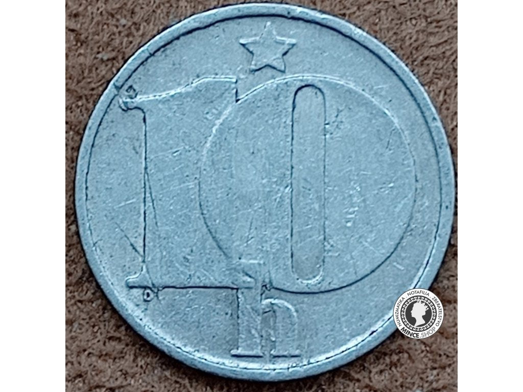 10 halier - Česko-Slovensko - 1974