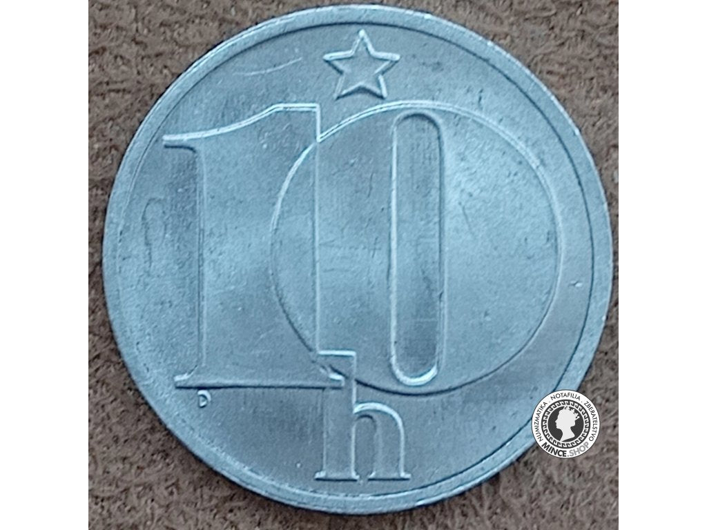 10 halier - Česko-Slovensko - 1983