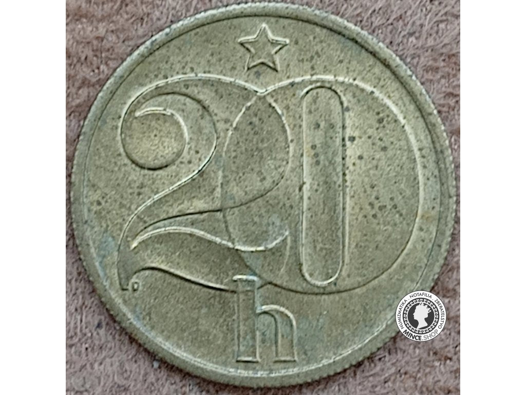 20 halier - Česko-Slovensko - 1980