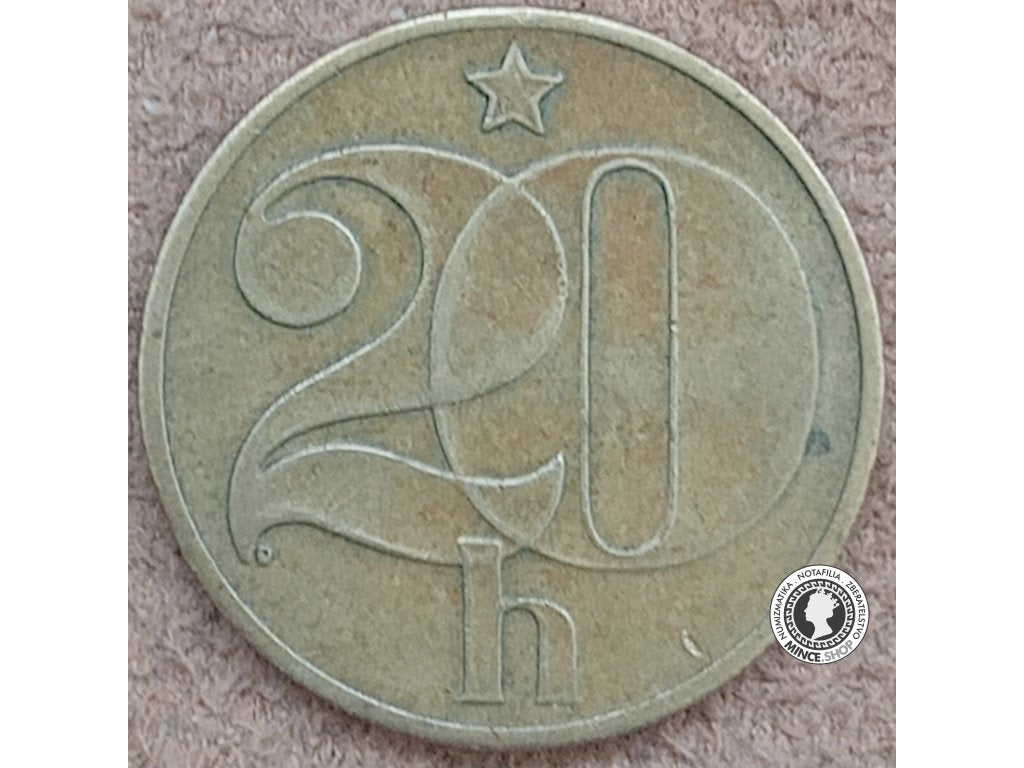 20 halier - Česko-Slovensko - 1981