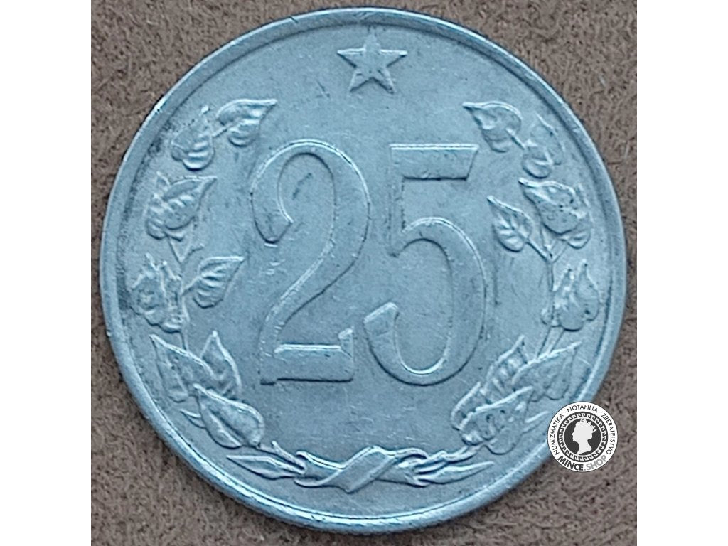 25 halier - Česko-Slovensko - 1963