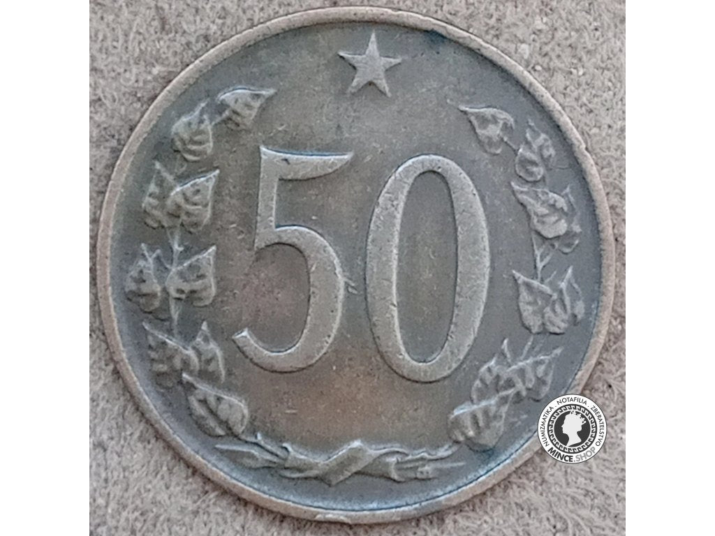 50 halier - Česko-Slovensko - 1964