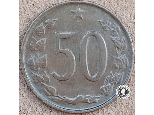 50 halier ČSSR 1969 bez bodiek pri letopočte - Československo