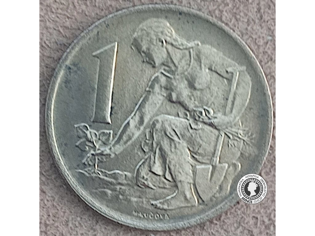 1 koruna - Česko-Slovensko - 1977