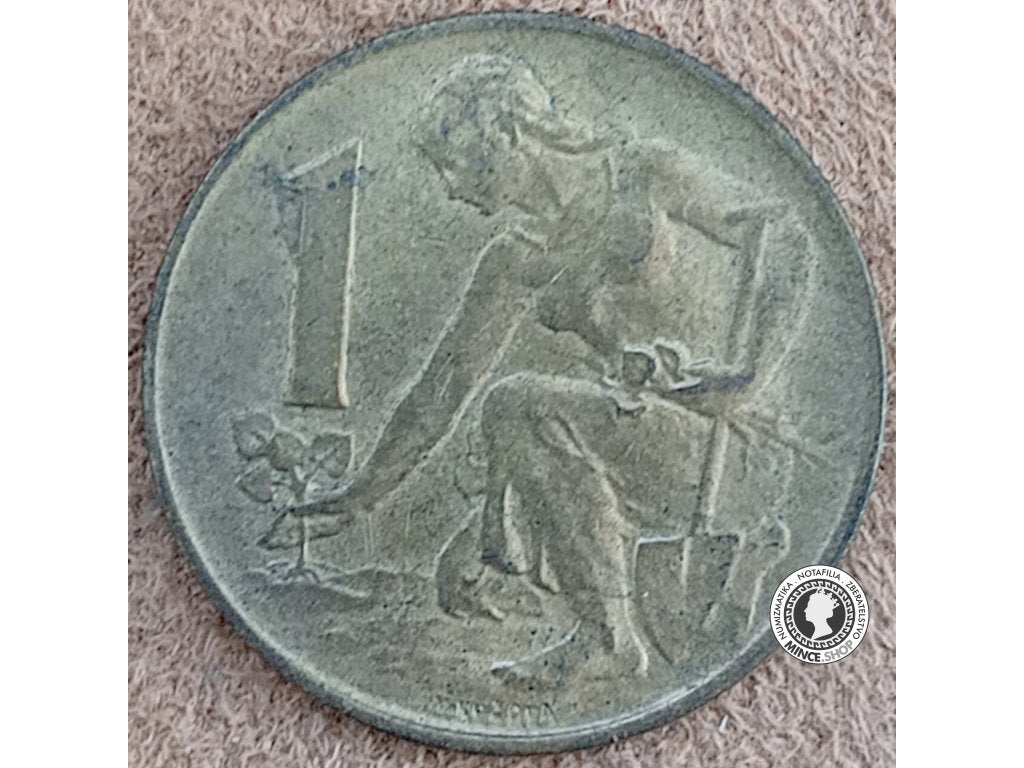 1 koruna - Česko-Slovensko - 1985