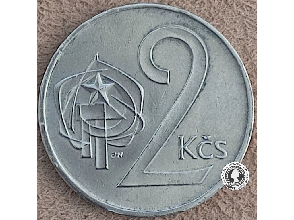 2 koruna - Česko-Slovensko - 1977