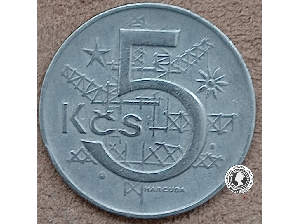 5 koruna - Česko-Slovensko - 1970