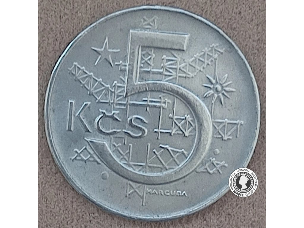 5 koruna - Česko-Slovensko - 1980