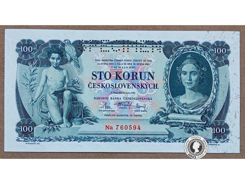 100 Korún - 1931 - 1.ČSR