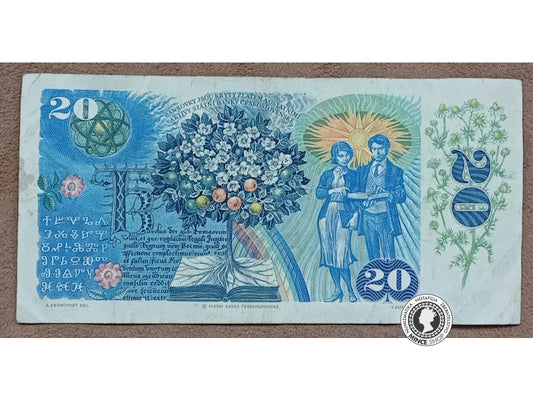 20 Korún koľkovaných - 1988 - ČSSR / Slovensko