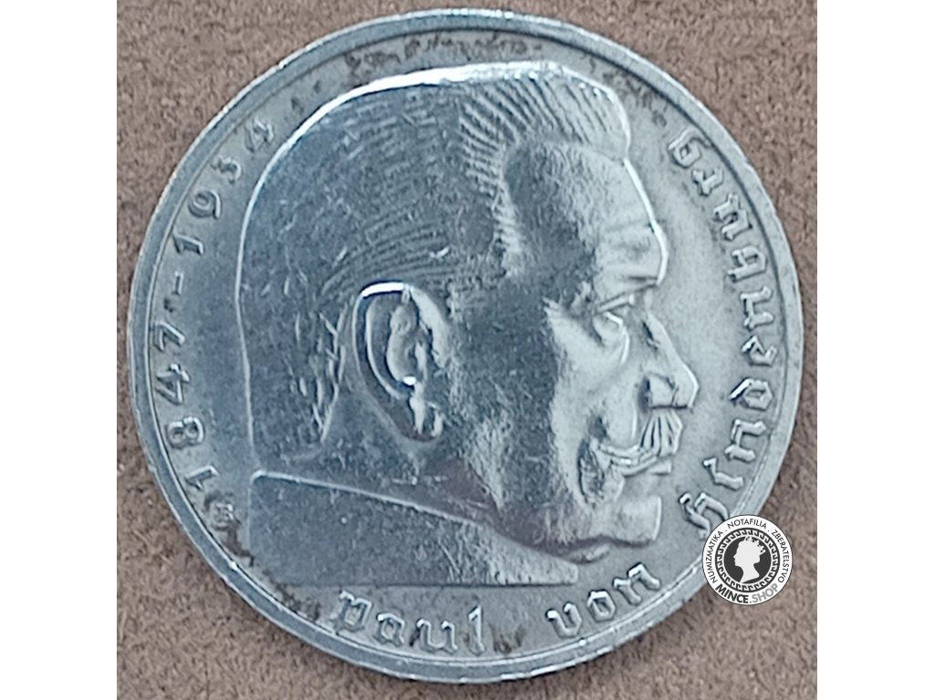 2 marka - Nemecko - Tretia Ríša - 1938 B