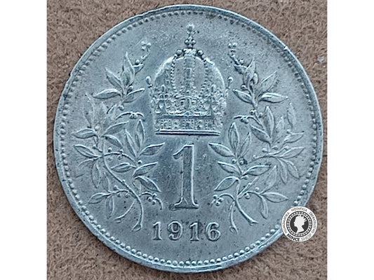 1 koruna - Rakúsko-Uhorsko - 1916