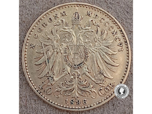10 koruna - Rakúsko-Uhorsko - 1896 bz