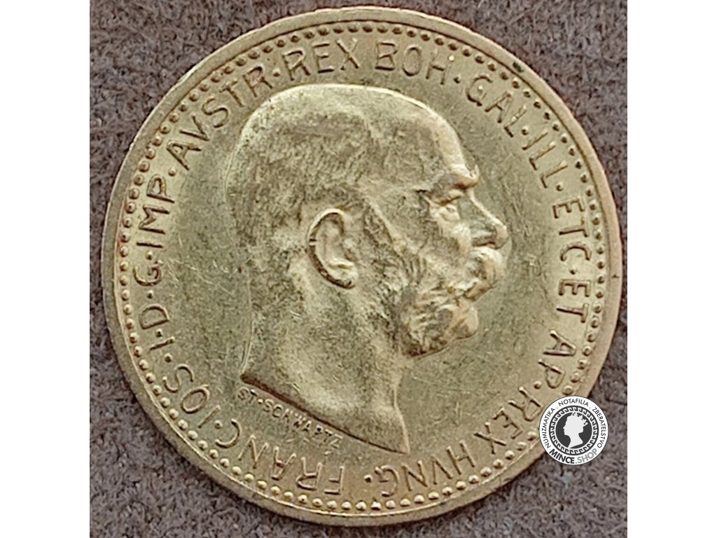 10 koruna - Rakúsko-Uhorsko - 1910 bz