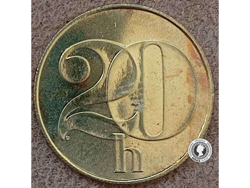 20 halier - Česko-Slovensko - 1992 - UNC