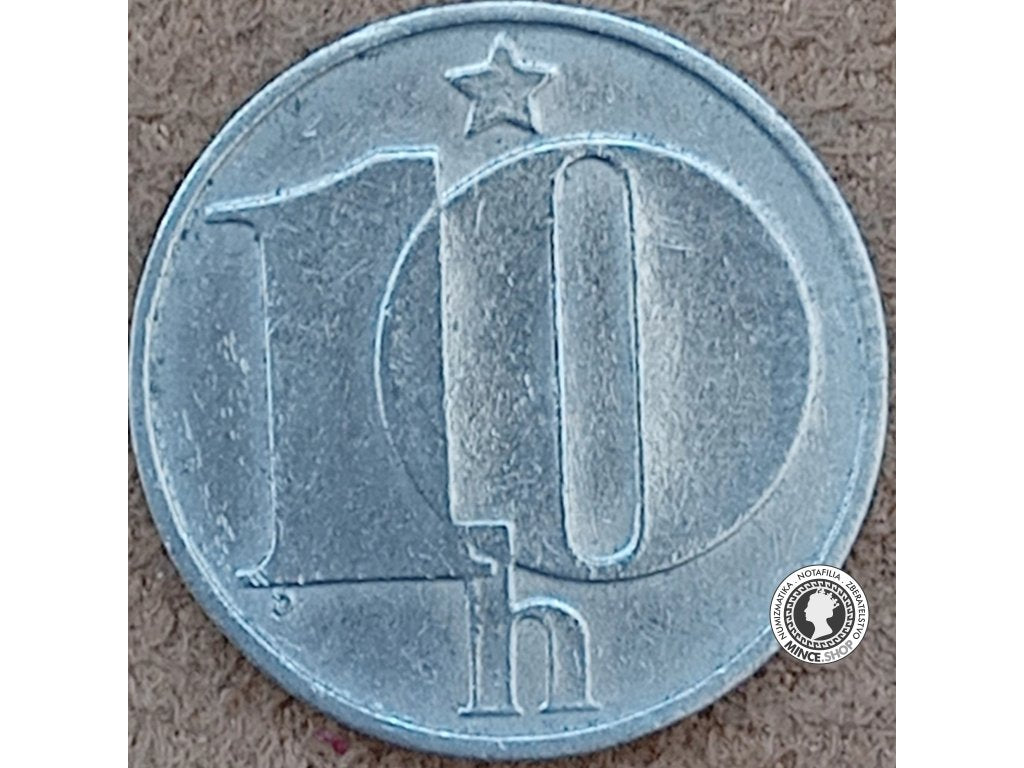 10 halier - Česko-Slovensko - 1989