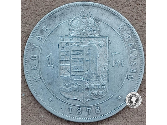 1 forint - Rakúsko-Uhorsko - 1878