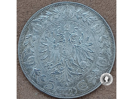 5 koruna - Rakúsko-Uhorsko - 1900