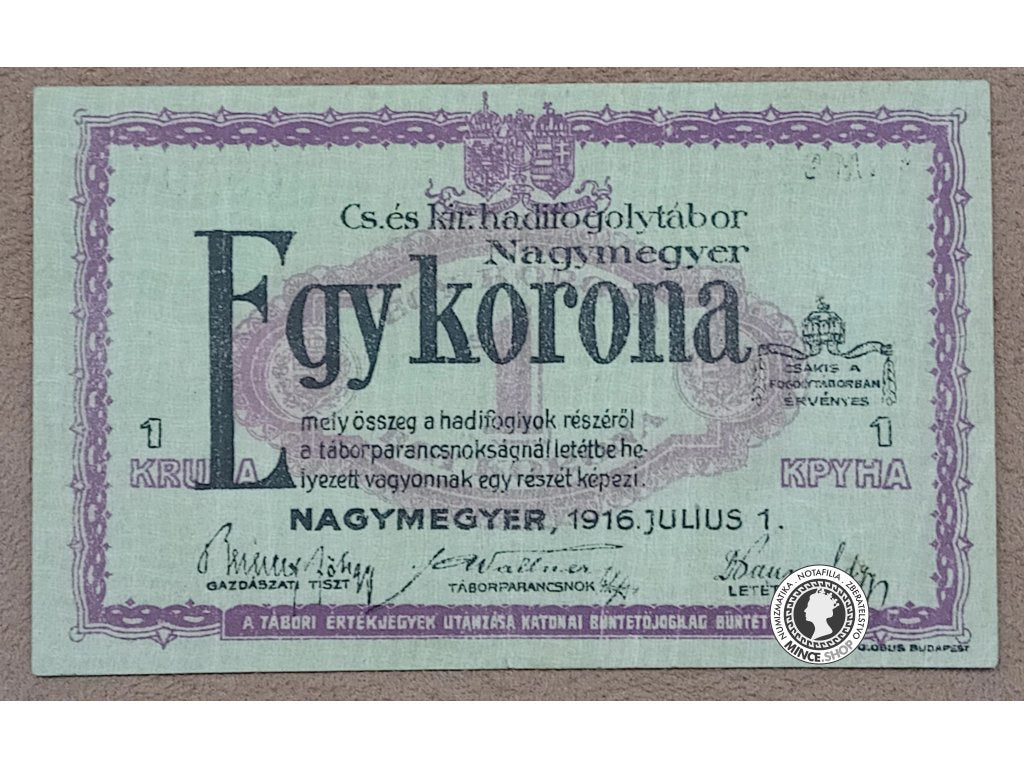 1 Korona - 1916 - Rakúsko - Uhorsko