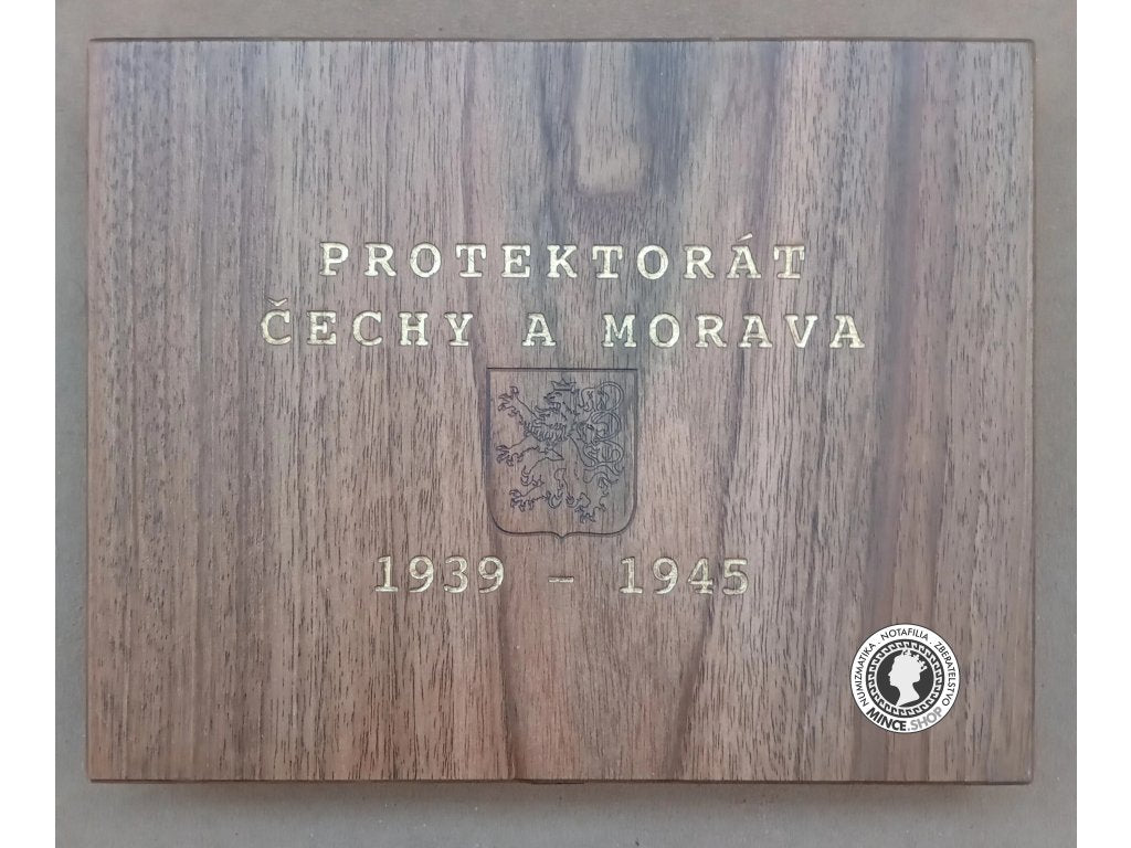 Luxusná drevená kazeta - Protektorát Čechy a Morava 1939 - 1945