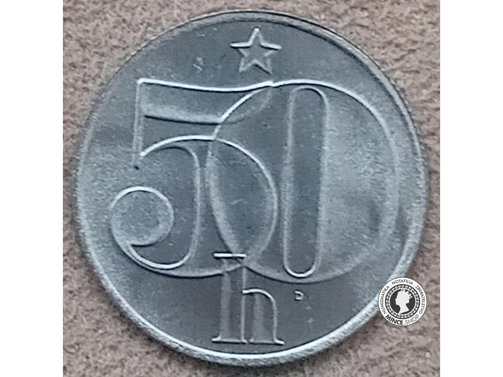50 halier - Česko-Slovensko - 1988 - UNC
