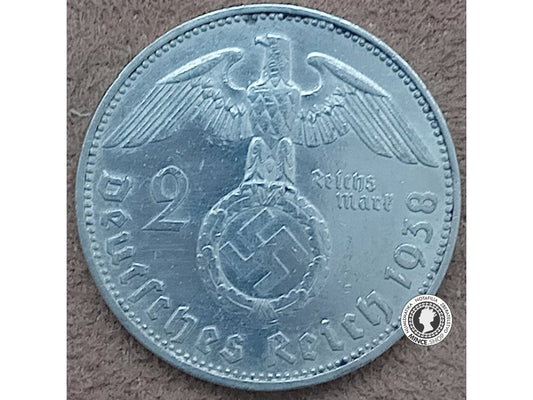 2 marka - Nemecko - Tretia Ríša - 1938 E
