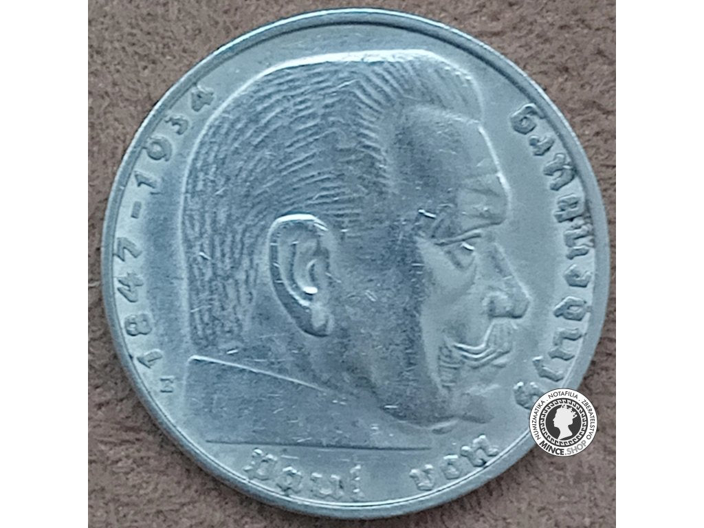 2 marka - Nemecko - Tretia Ríša - 1938 E