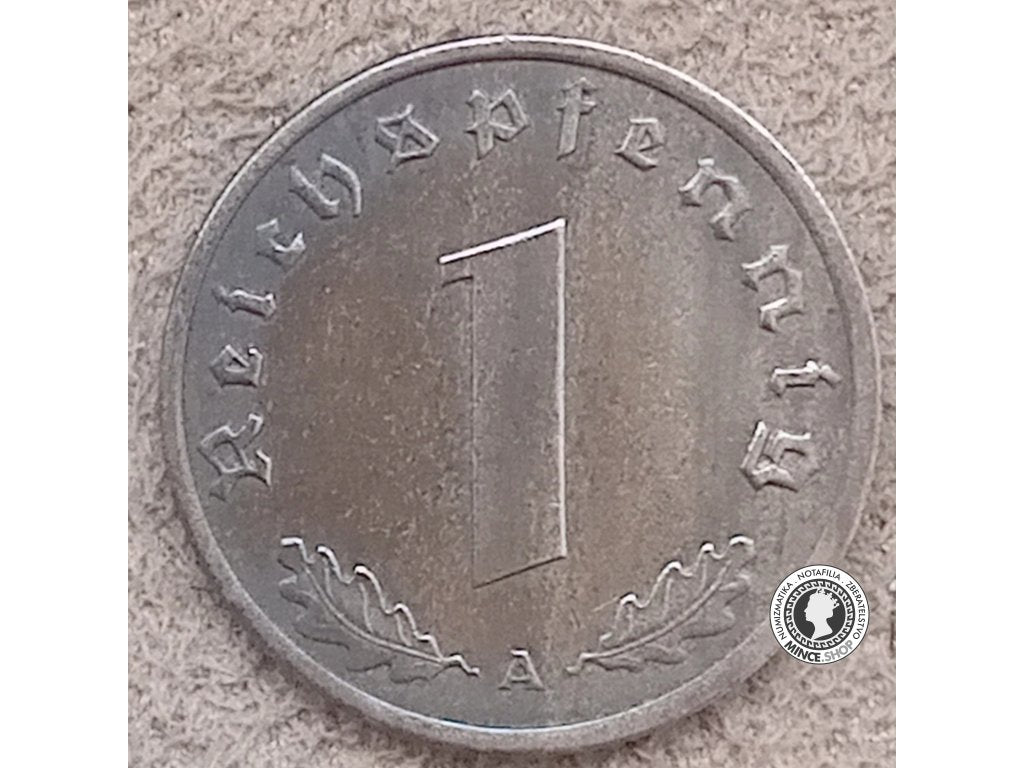 1 reichspfennig - Nemecko - Tretia Ríša - 1937 A