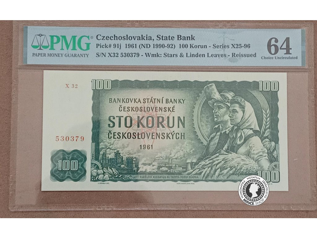 100 Korún - 1961 - ČSSR - PMG 64