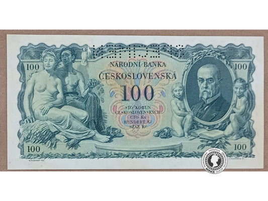 100 Korún - 1931 - 1.ČSR - UNC