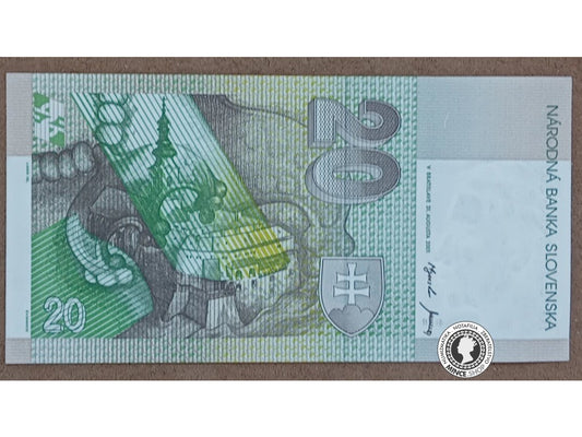 20 Korún - 2001 - Slovensko - UNC