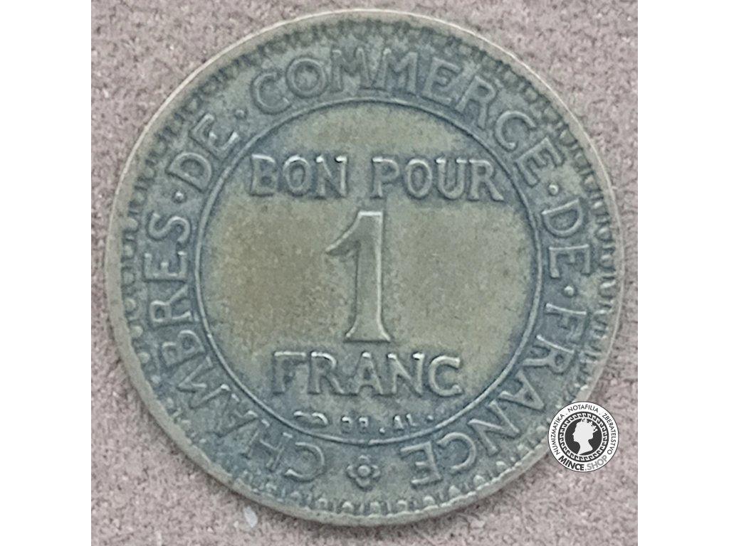 1 frank - Francúzsko - 1925