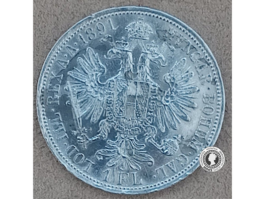 1 florin - Rakúsko-Uhorsko - 1891