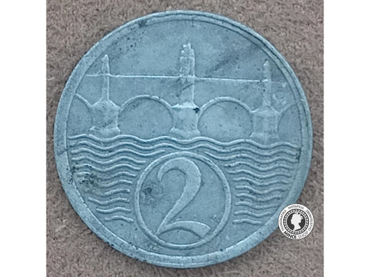 2 haliere - 1.ČSR - 1923