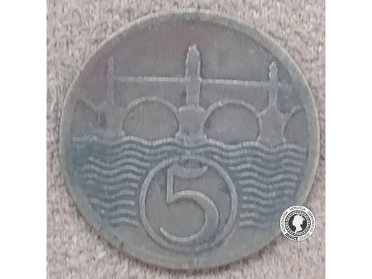 5 halierov - 1.ČSR - 1927