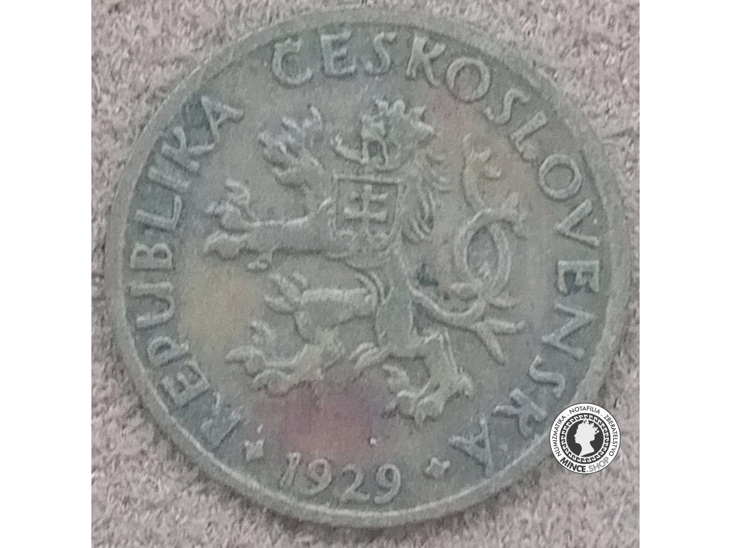 5 halierov - 1.ČSR - 1929