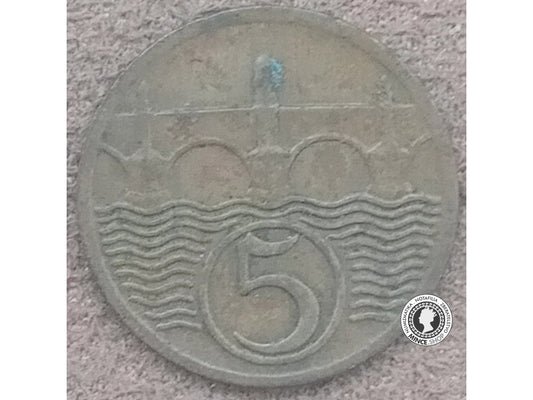 5 halierov - 1.ČSR - 1929